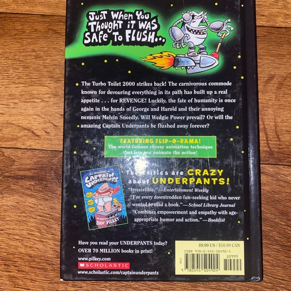 MORE OF CAPTIAN UNDERPANTS NOVELS 8-11 WITH COLOR AND NO COLOR, PLUS MORE BOOKS - Picture 8 of 14